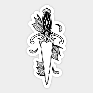 Tattoo Dagger Sticker